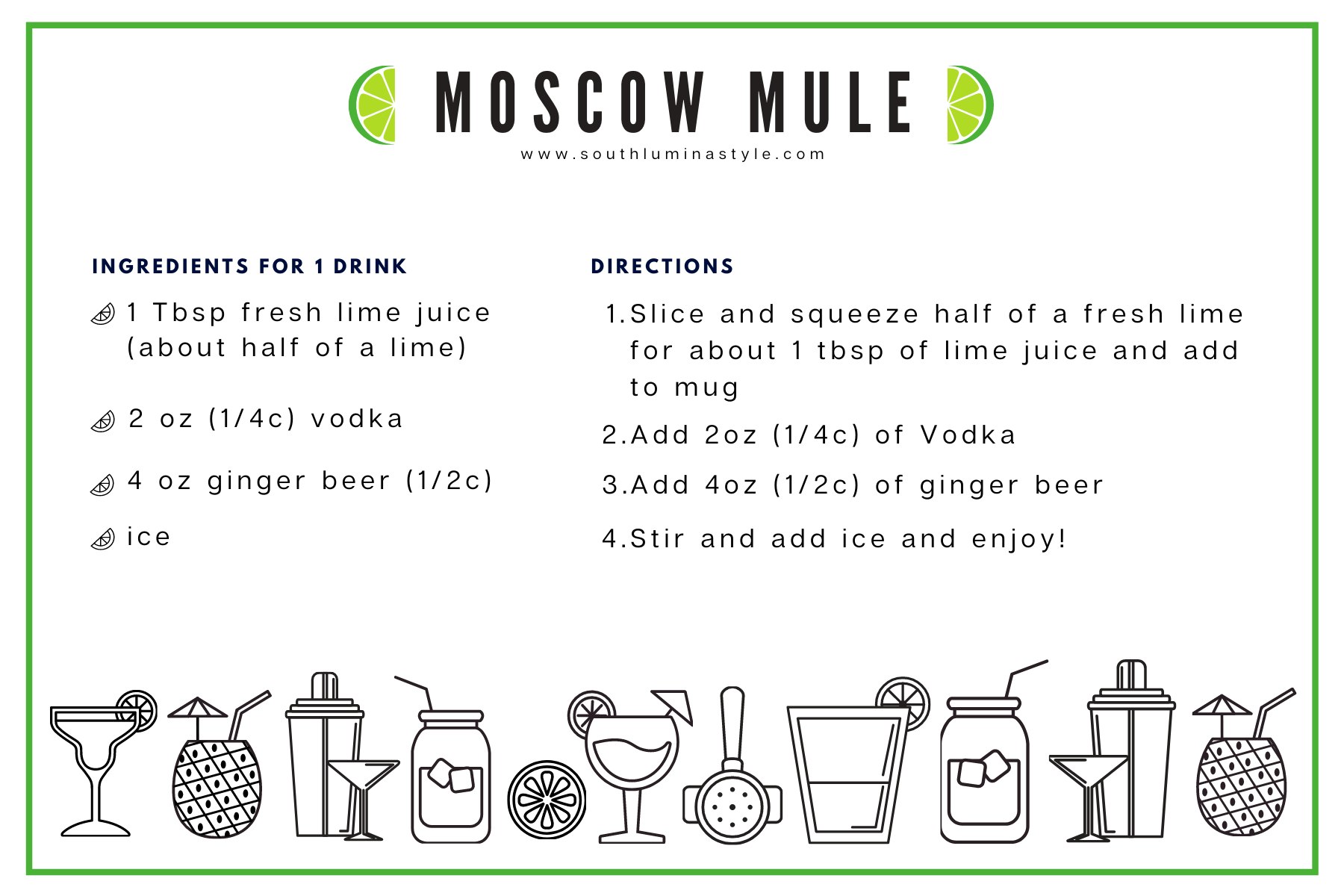 How To Make A Moscow Mule - South Lumina Style how-to-make-a-moscow-mule-south-lumina-style