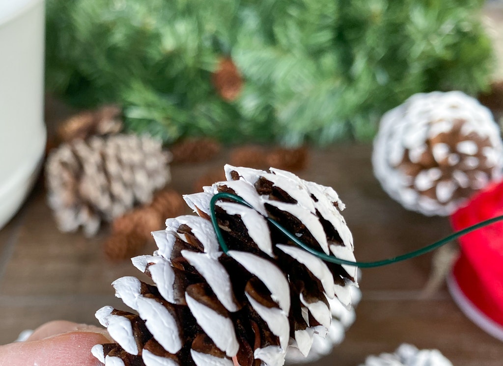pinecone wreath picks