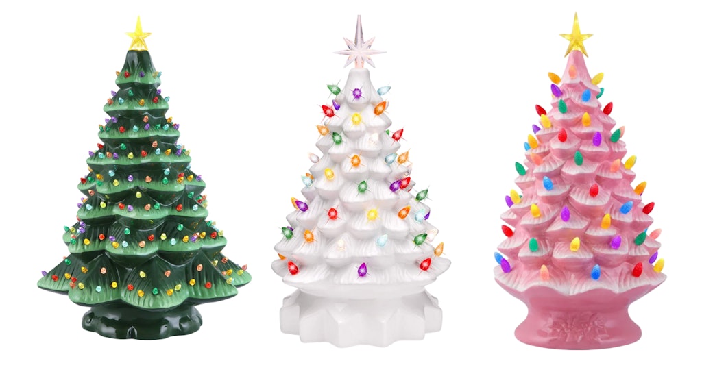 Vintage Christmas Ceramic Trees