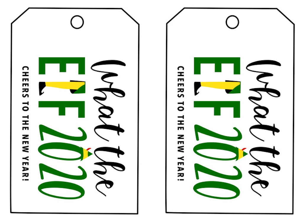thumbnail of what the elf 2020 printable gift tags