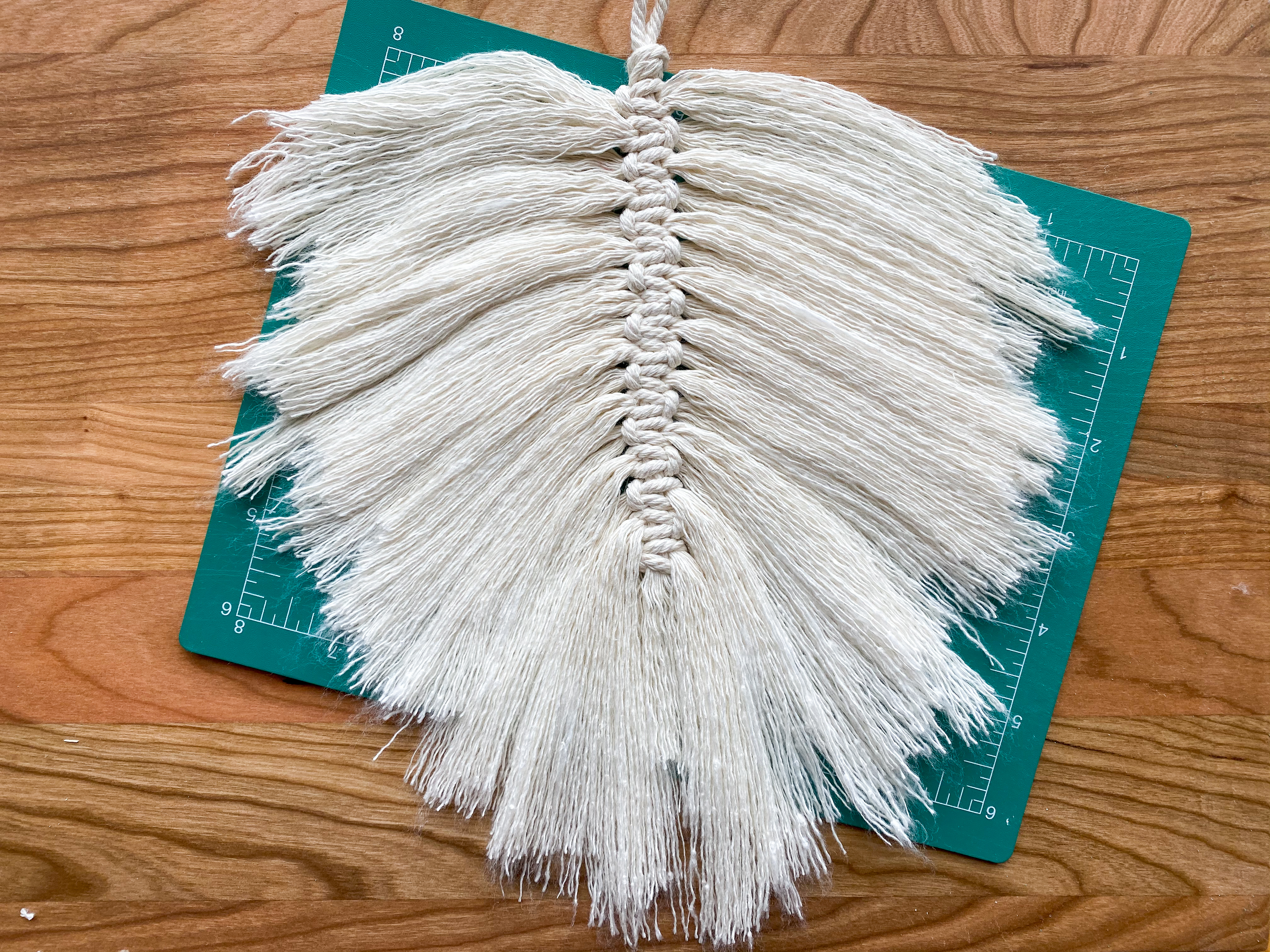 macrame feather