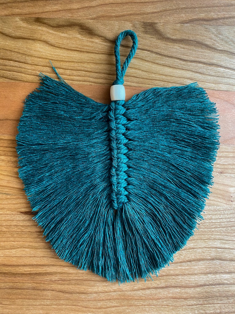 macrame feather