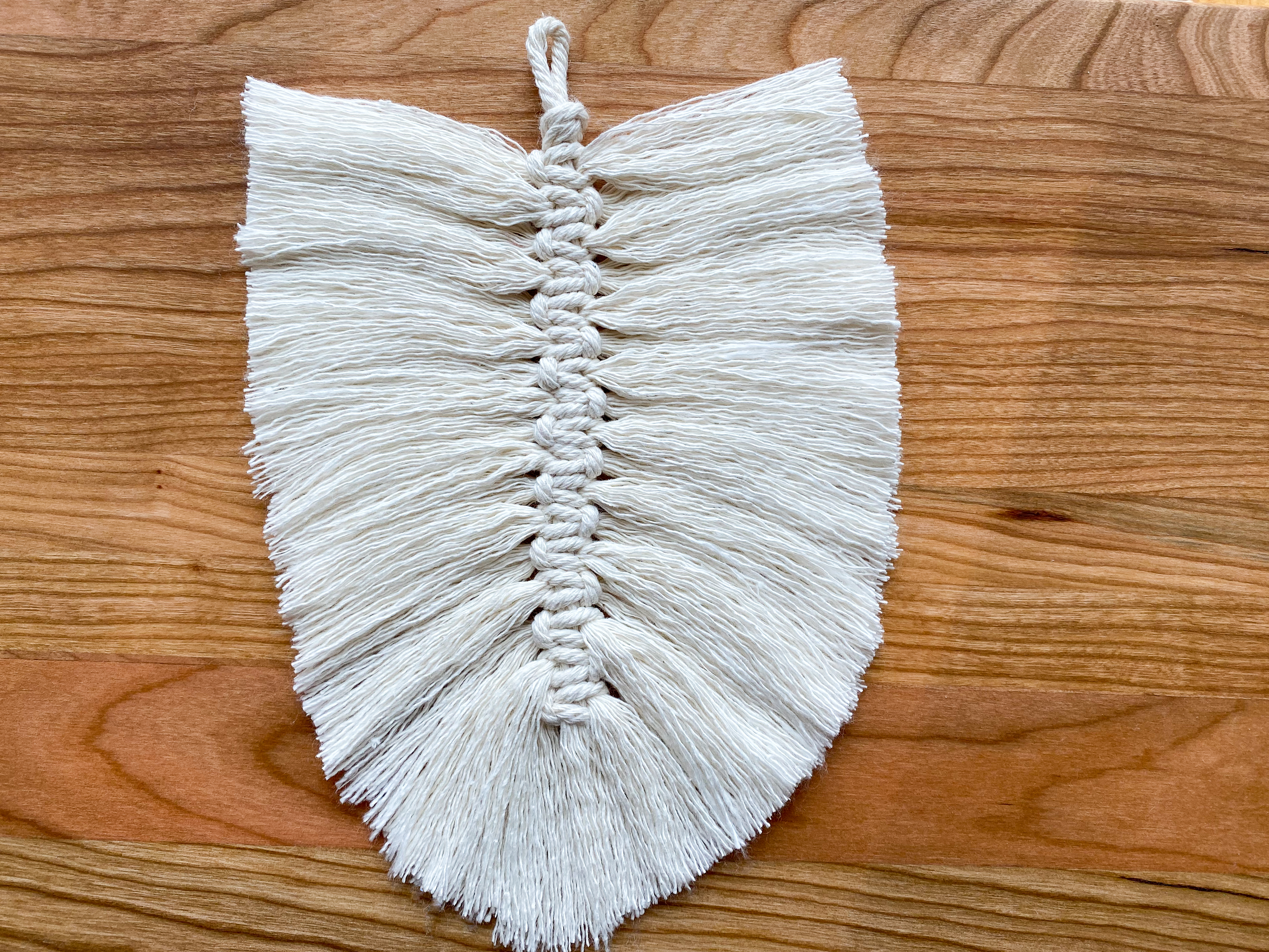macrame feather