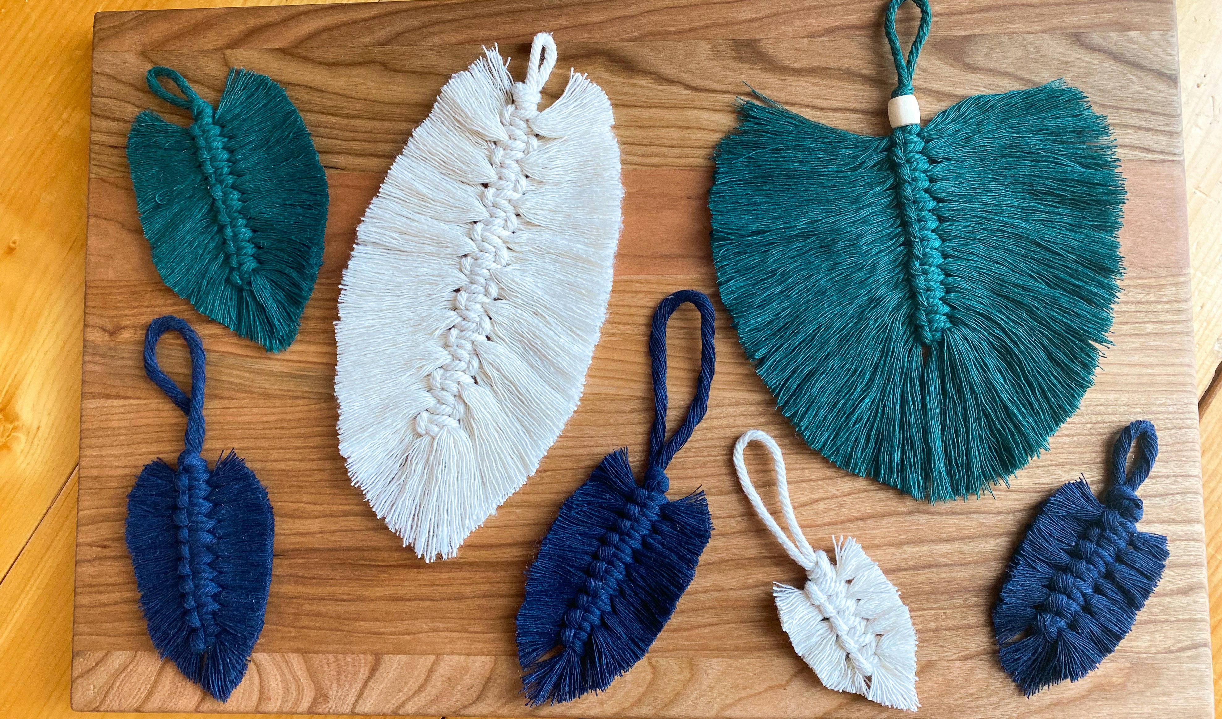 DIY Woolen Feather for Decoration