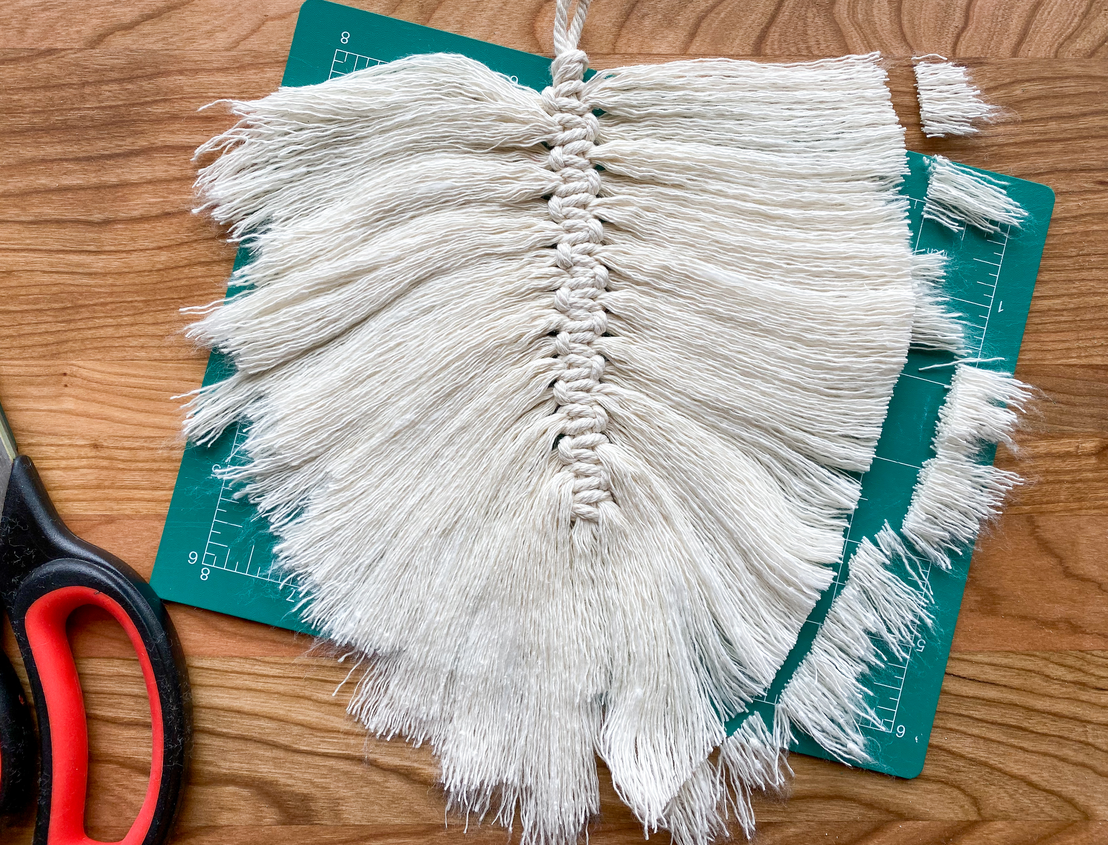macrame feather