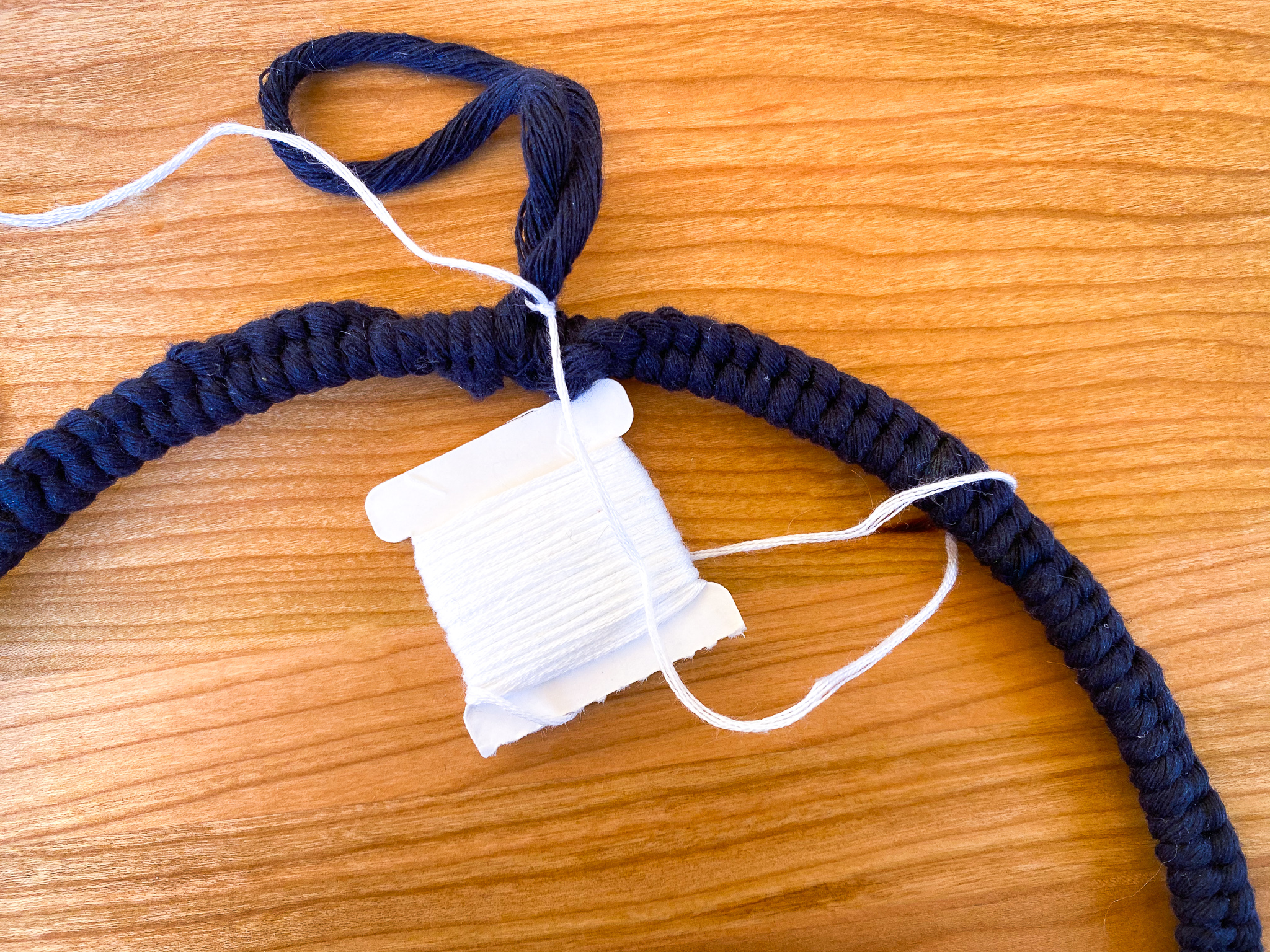 how to weave a dream catcher web