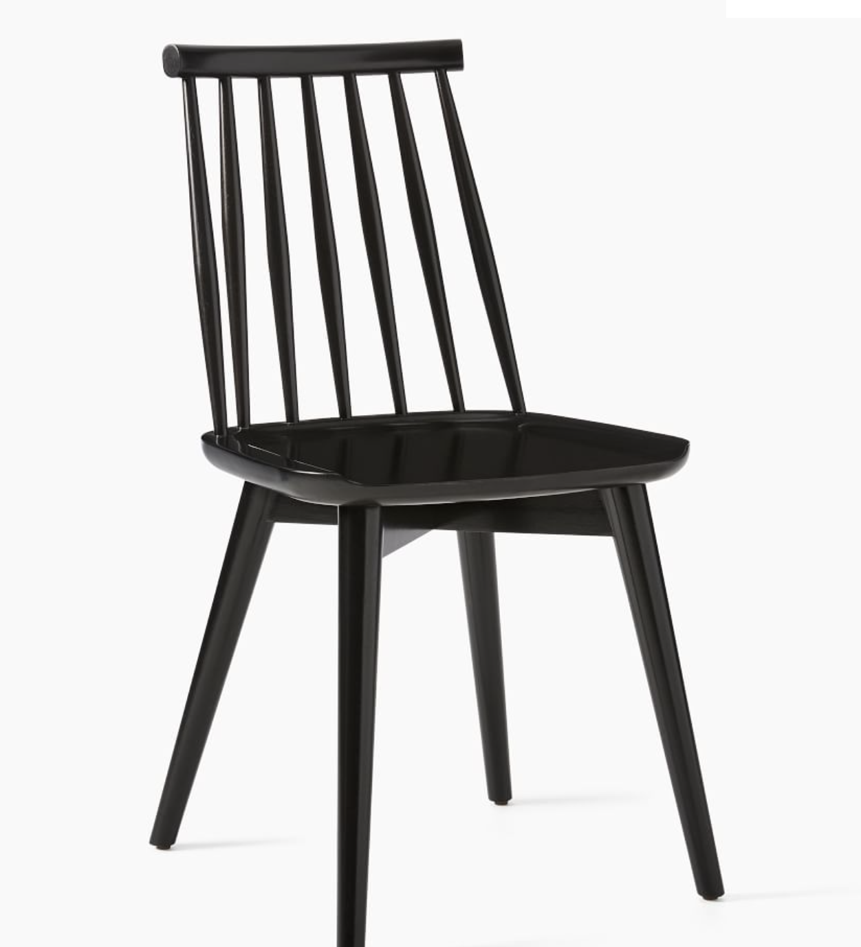 paton black oak windsor dining chair