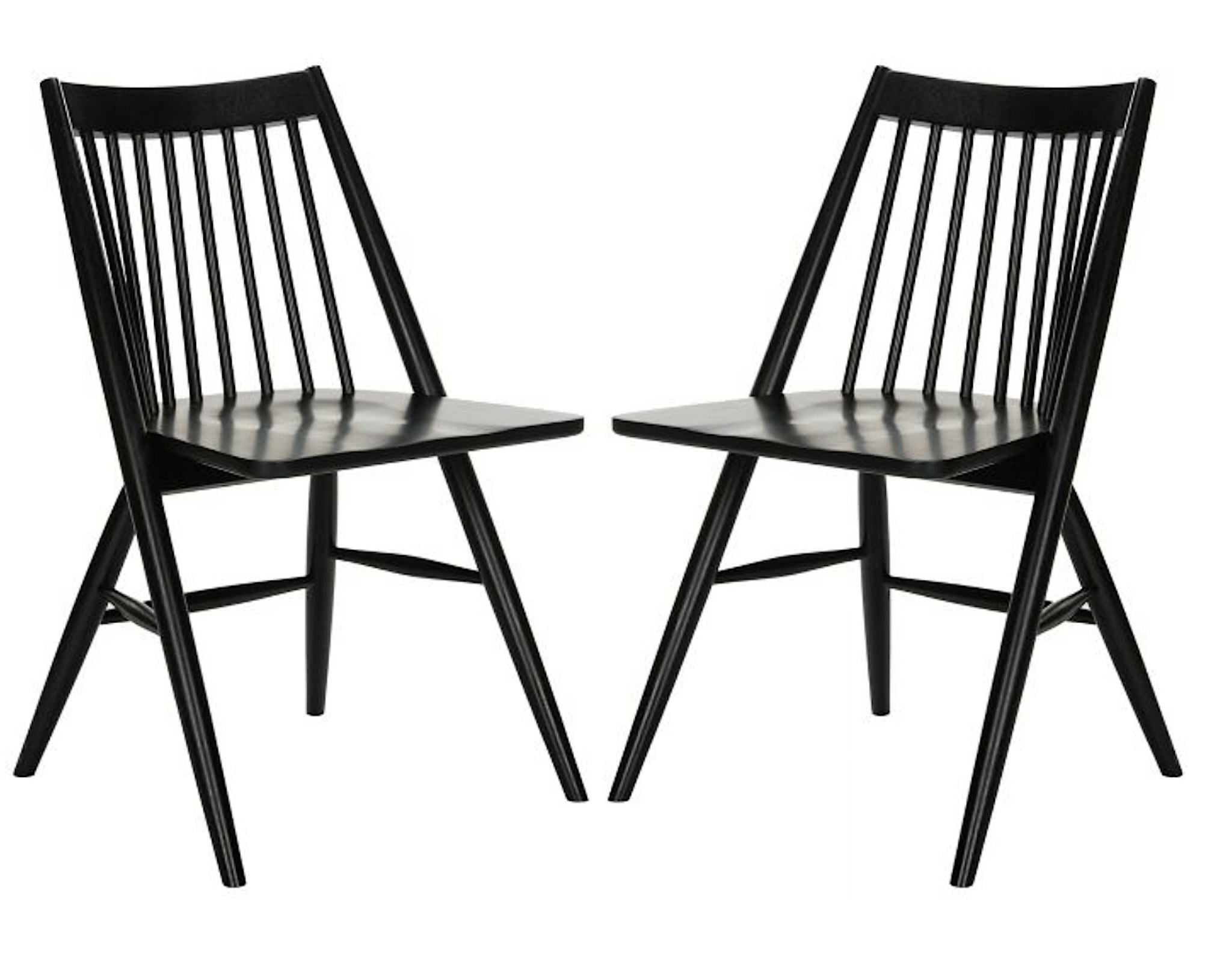 black modern farmhouse chairs