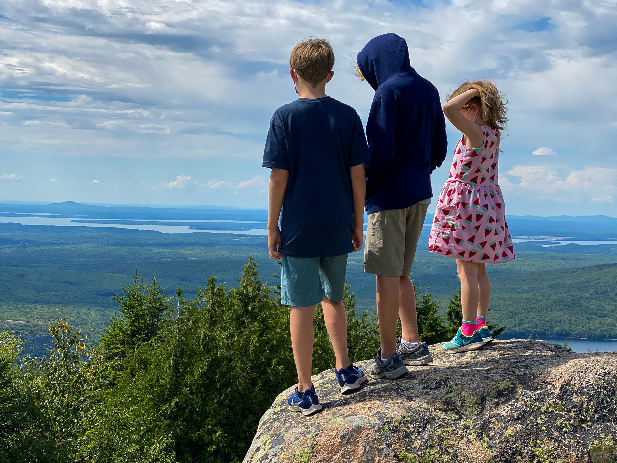 acadia national park with kids