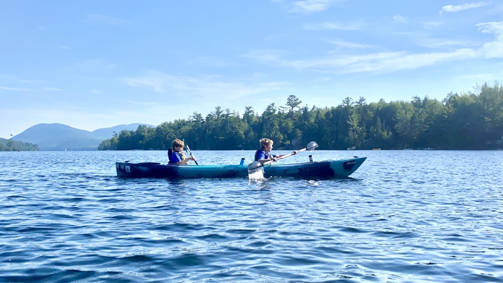 Kayaking Long Pond Acadia National Park Maine