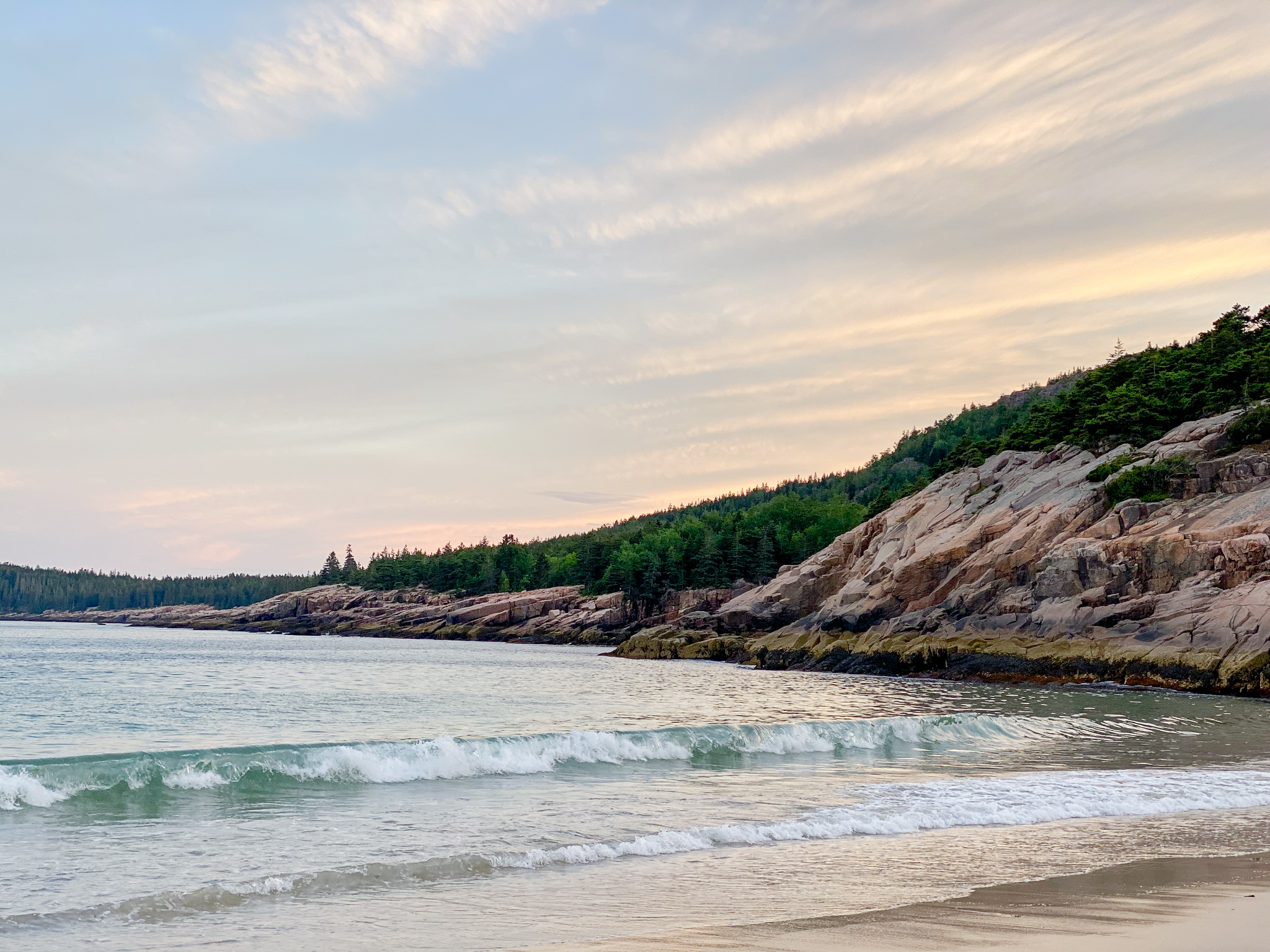 sand beach acadia national park maine