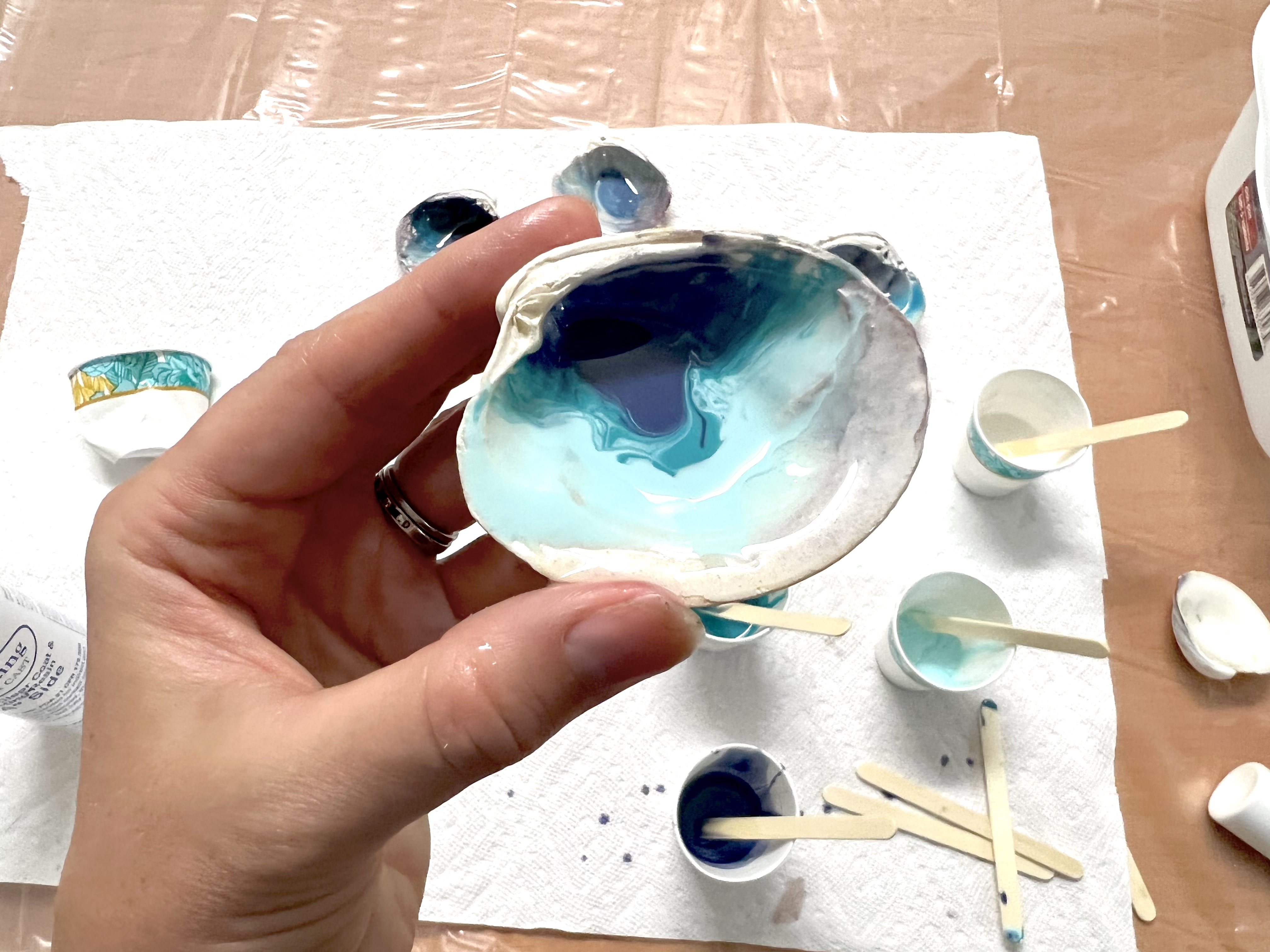 Christmas beach ornaments