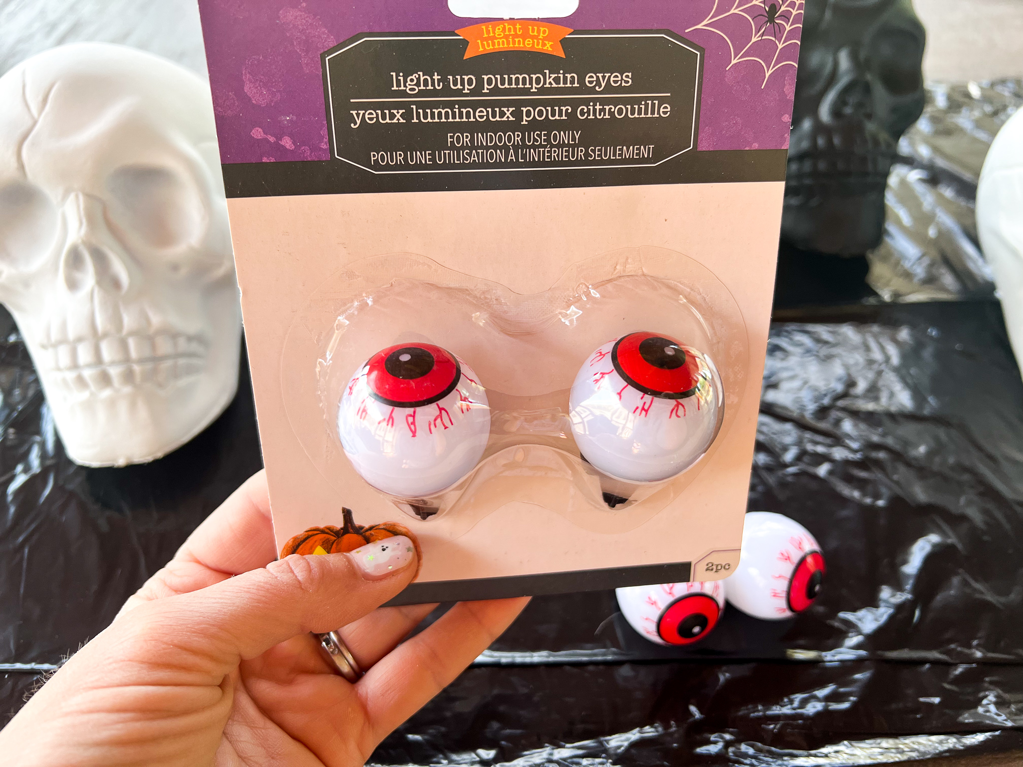 dollar store glowing eyeballs