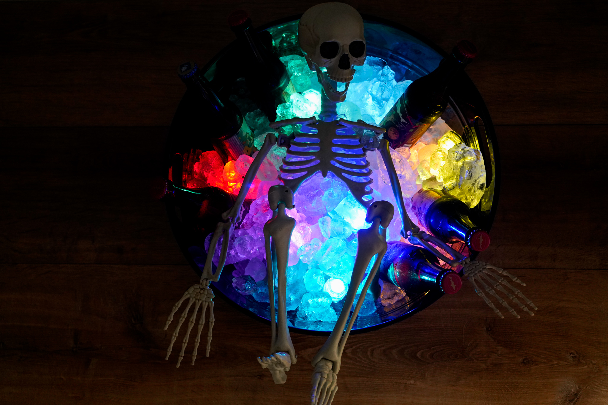 light up halloween drink tub