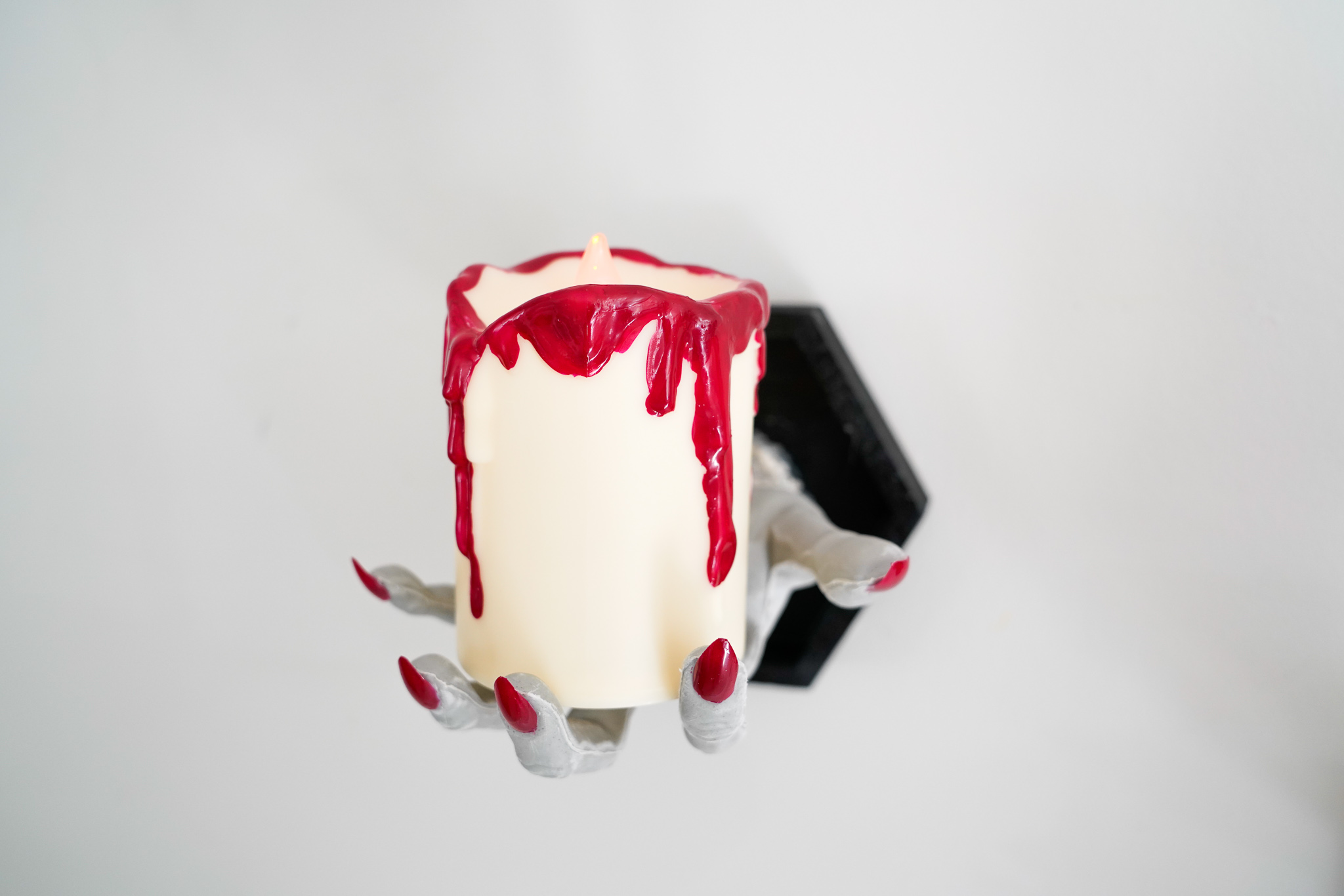 bloody halloween candles