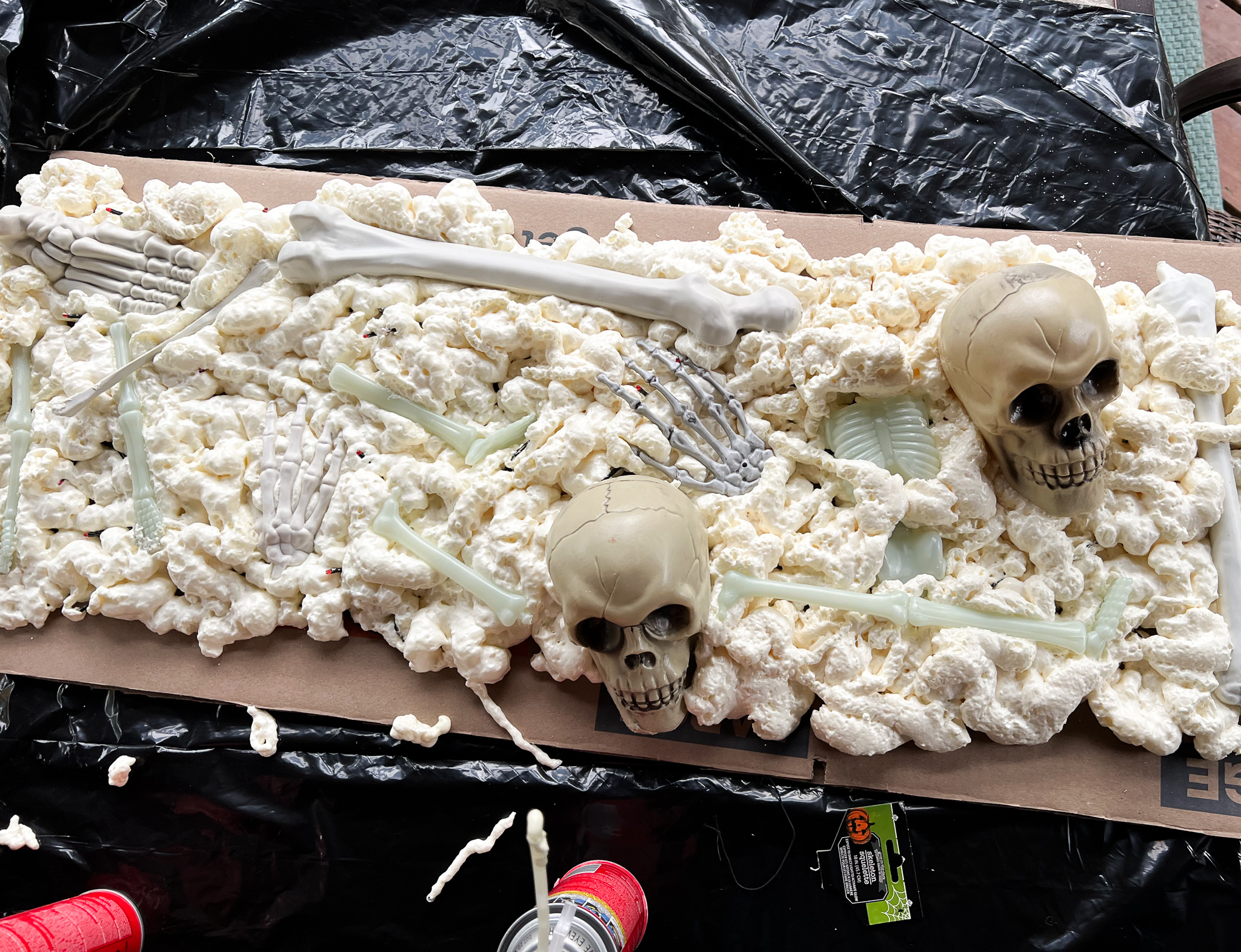 diy halloween table runner