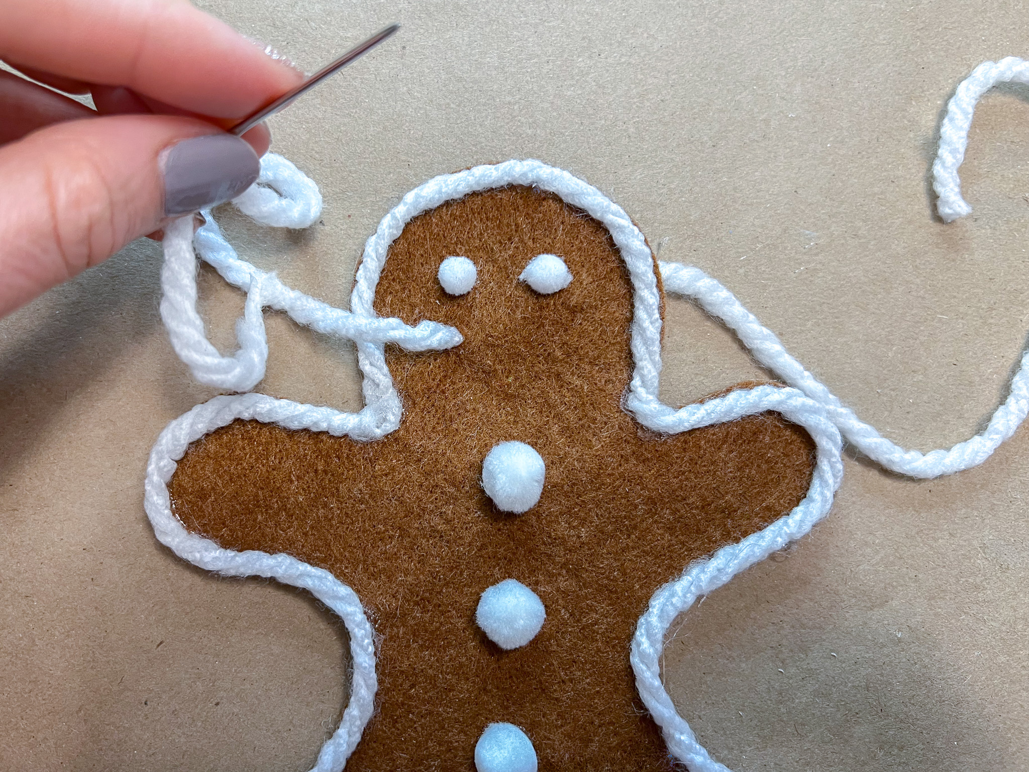 gingerbread garland