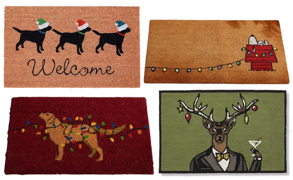 Pottery barn dog sales with lights doormat