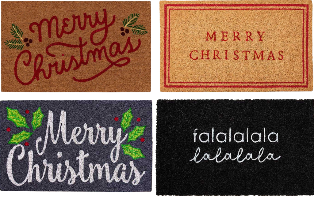 christmas doormats