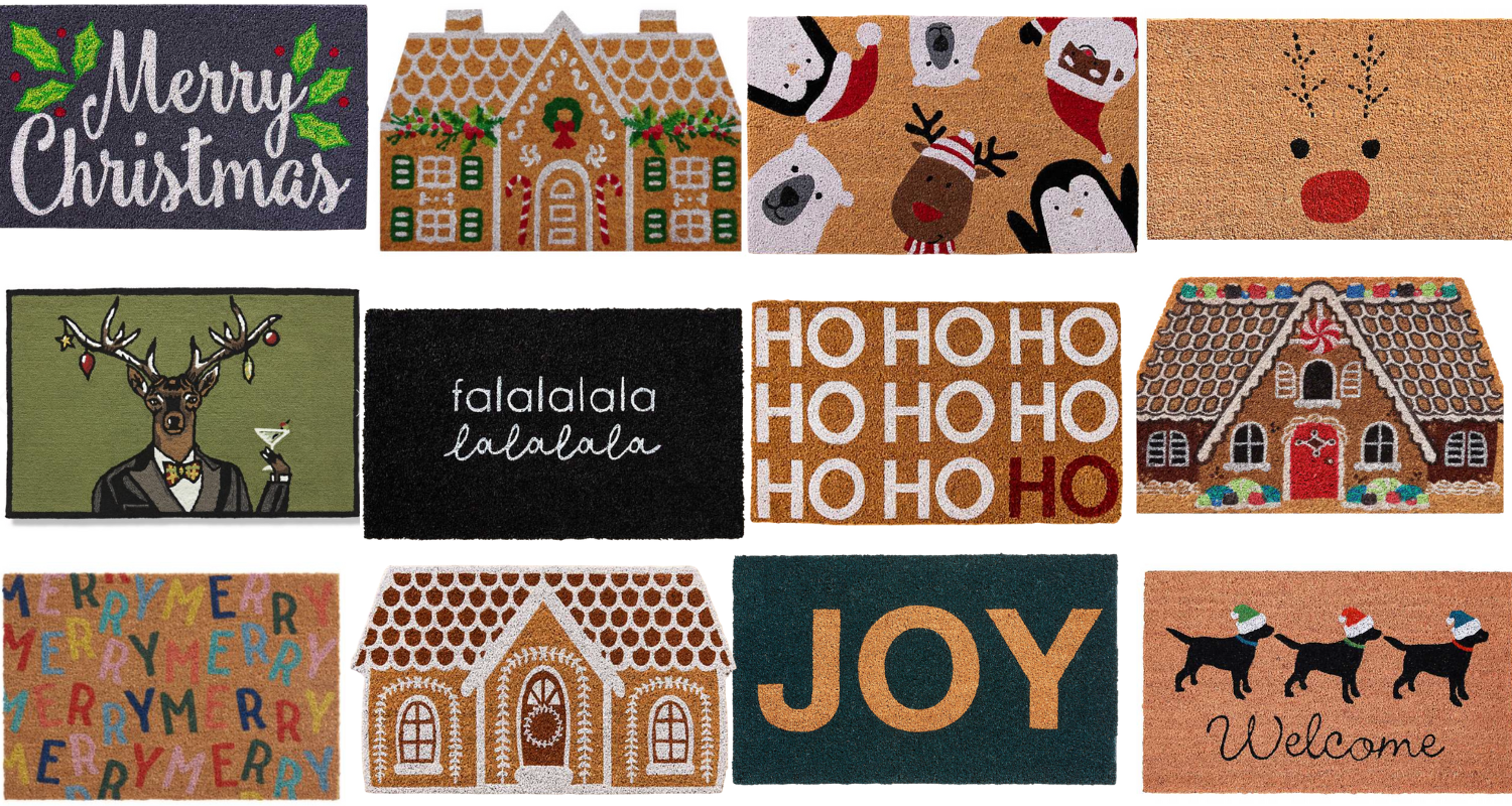 Christmas Doormats South Lumina Style
