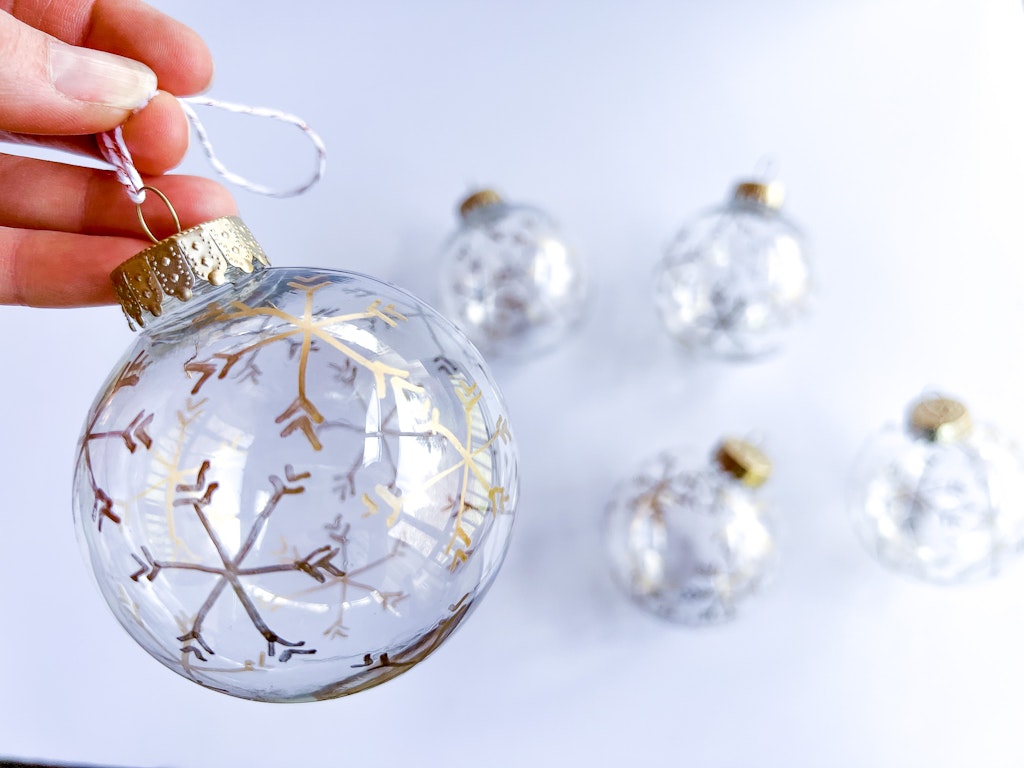 diy christmas ornaments potterybarn snowflake