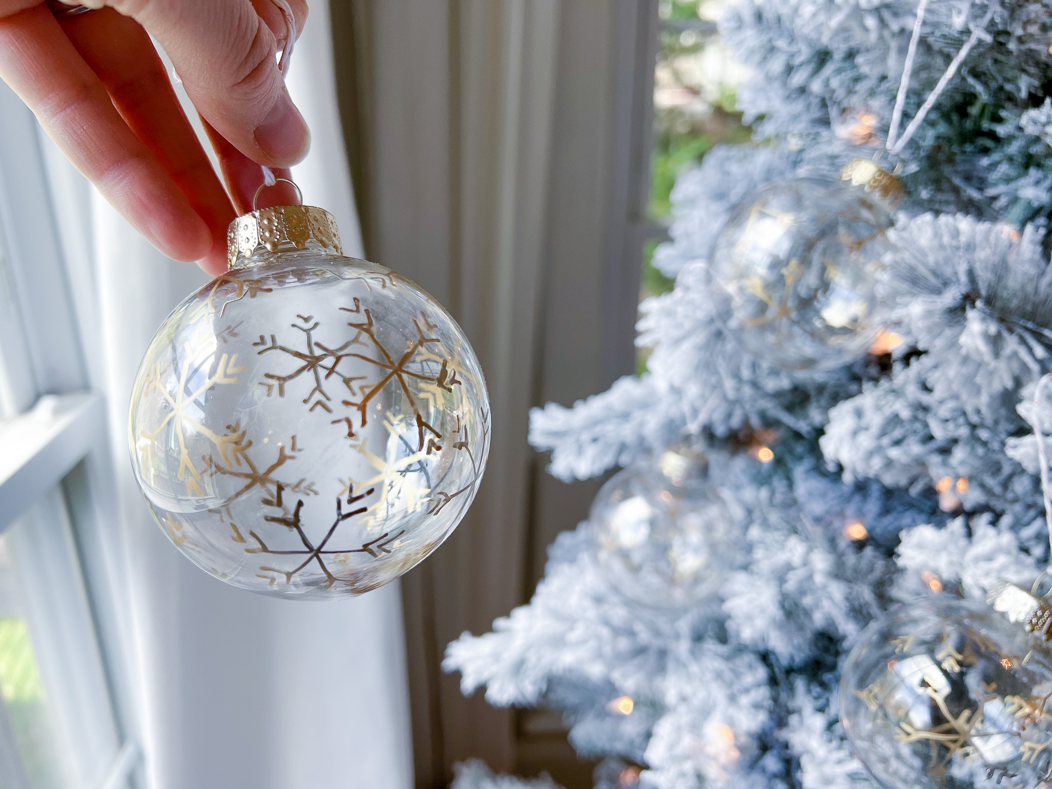 diy christmas ornaments potterybarn snowflake