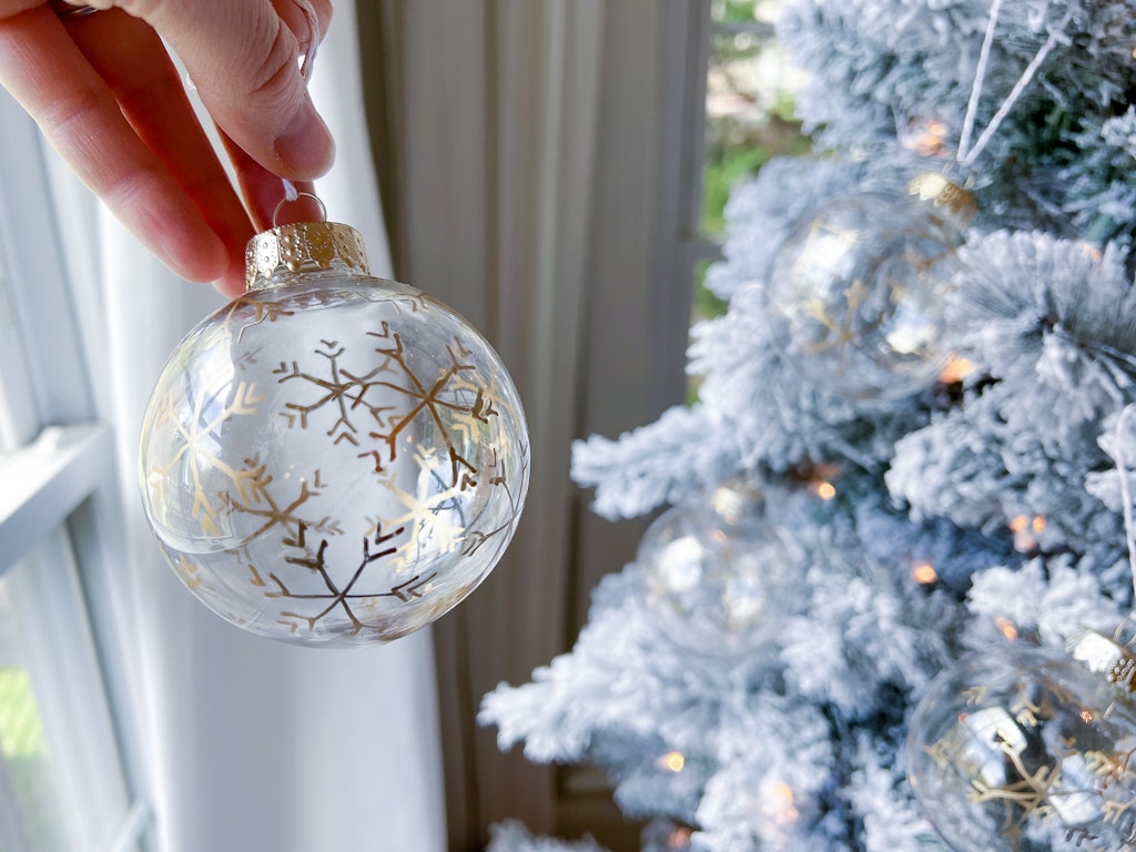 diy christmas ornaments potterybarn snowflake
