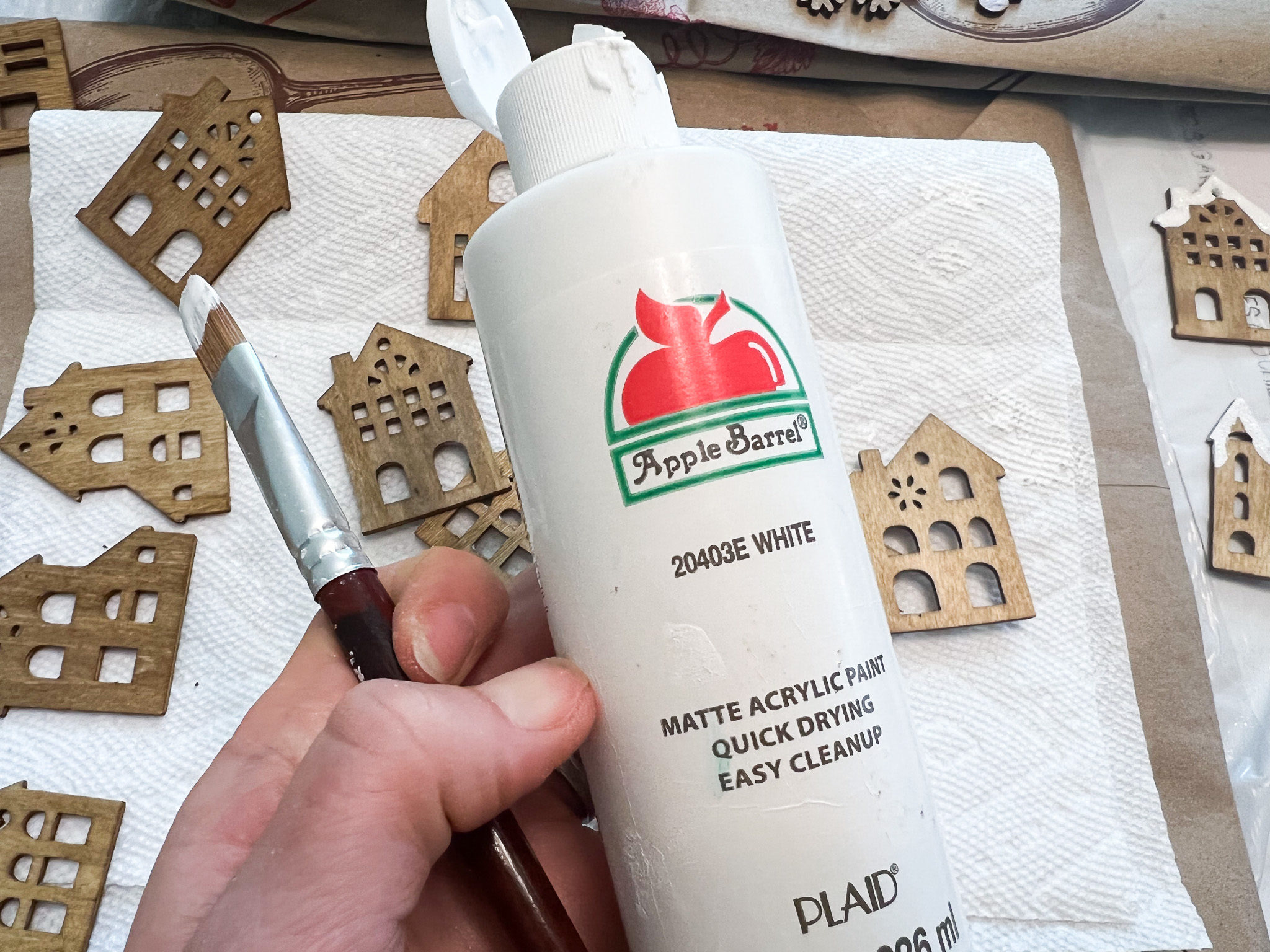 gingerbread house ornaments diy