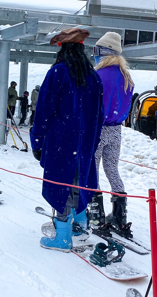 funny ski outfit