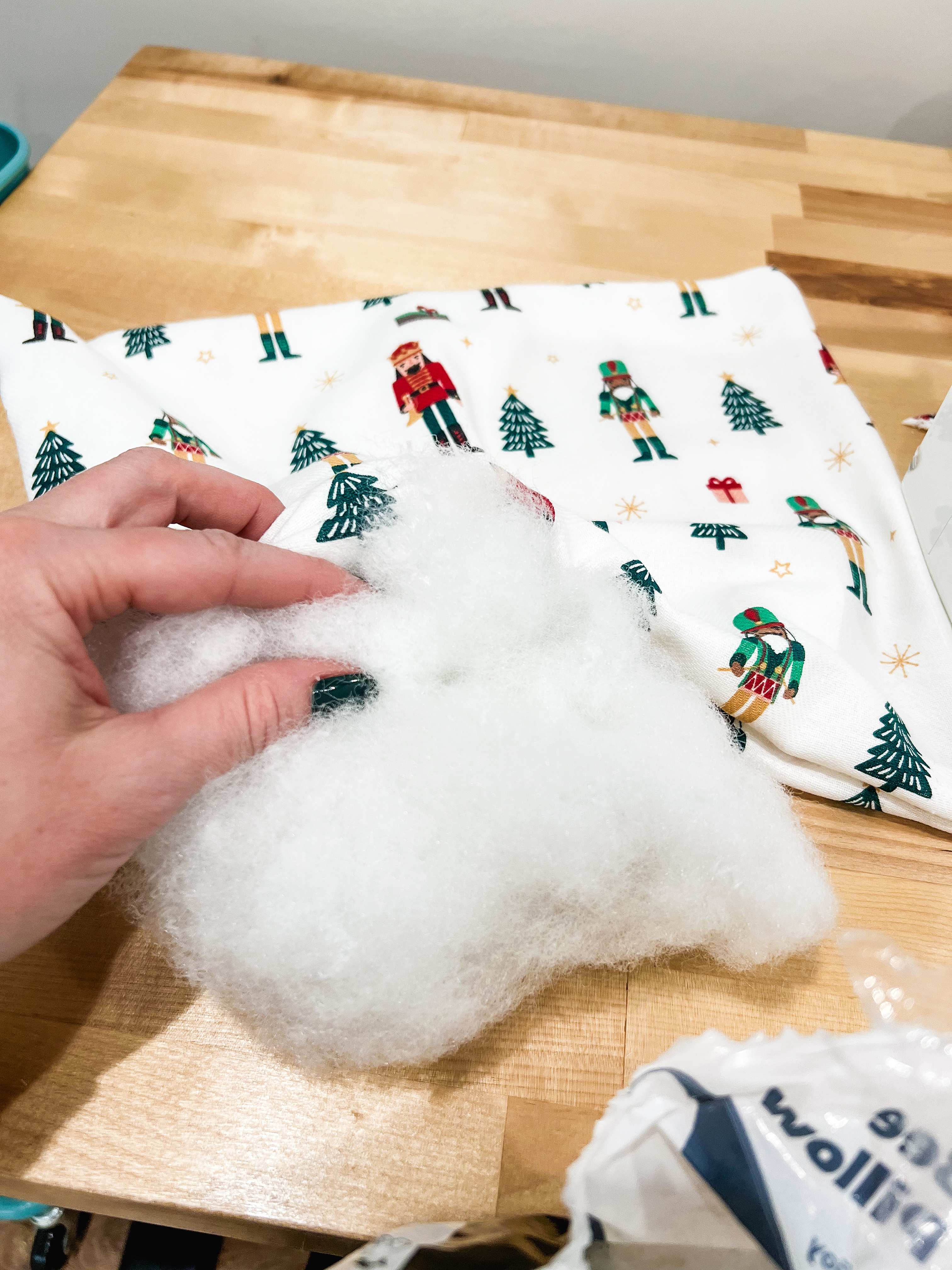 pillow from a dish towel