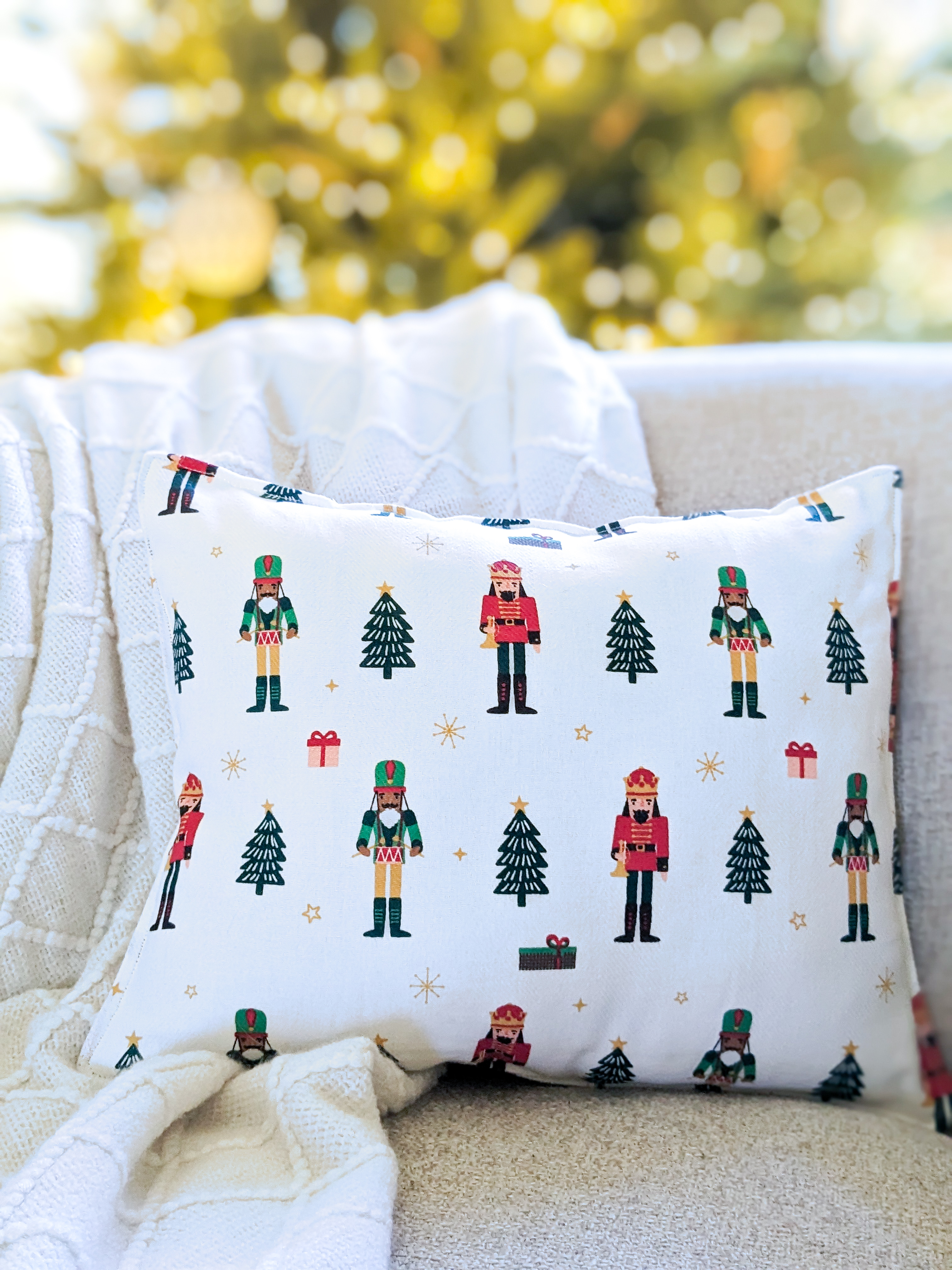 pillow from walmart dish towel